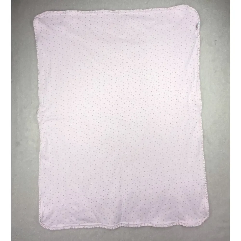 Gymboree Baby Blanket 2002 Vintage Spring Is In The Air Floral Pink Cream Roses